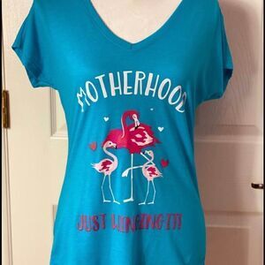 Misses Tops “MOTHERHOOD JUST WINGING IT!”